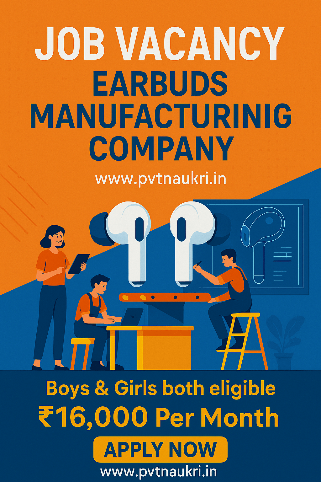 Earbuds Manufacturing Company Job Vacancy
