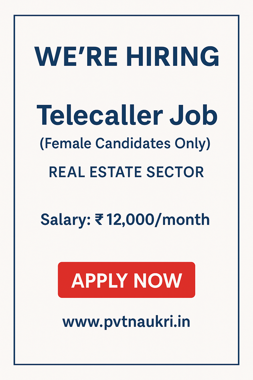 Telecaller Job