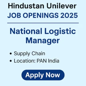 Hindustan Unilever Job Openings 2025