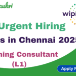Wipro Jobs for Freshers 2025 – Training Consultant (L1) | Chennai Location