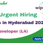 Wipro Jobs in Hyderabad 2025 – Developer (L4) Apply Now
