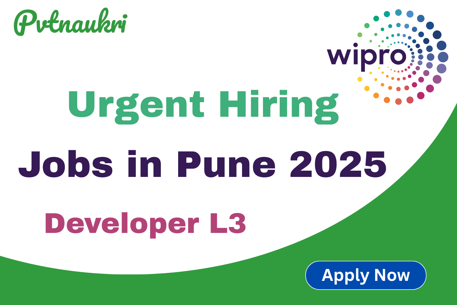 Wipro Jobs in Pune 2025 Developer L3 Vacancy Apply Now